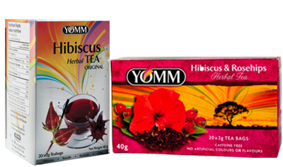 Hibiscus Tea Bags - Yomm Beverages Inc. - Hibiscus Tea - Winnipeg Manitoba